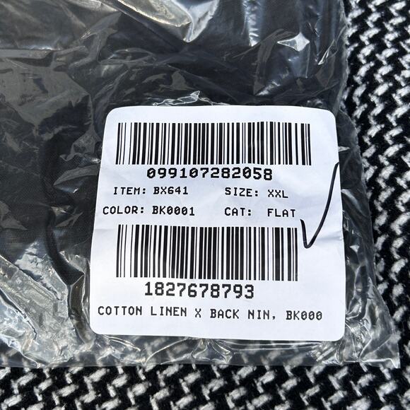 J Crew Cross Back Beach Dress XXL 2X NWT Black Linen BX641 J.Crew Travel Resort - Picture 5 of 5